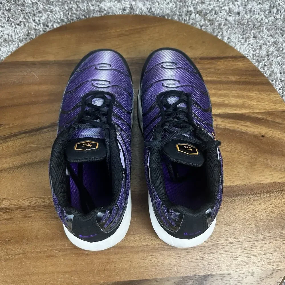 Nike Air Max Plus Running Shoes Youth 2.5Y Purple Black TN Tuned Air CD0610-024